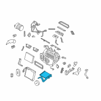 OEM Nissan Rogue Core Assy-Front Heater Diagram - 27140-5HA0A