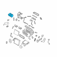 OEM 2017 Nissan Rogue Motor Assy-Blower Diagram - 27226-4BU0B