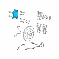 OEM 2018 Jeep Wrangler Adapter-Disc Brake CALIPER Diagram - 68385516AA
