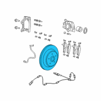 OEM 2022 Jeep Wrangler Rotor-Brake Diagram - 68249590AC
