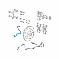 OEM Jeep Wrangler Brake Diagram - 68282500AD
