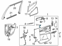 OEM 2021 Cadillac Escalade Lamp Diagram - 84969794