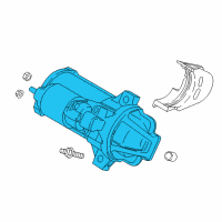 OEM Ford Focus Starter Diagram - F1FZ-11002-F