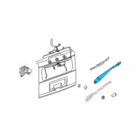 OEM 2008 Hummer H2 Rear Arm Diagram - 88944328