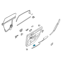 OEM 2015 Hyundai Equus Lamp Assembly-Front Door, LH Diagram - 92630-3N000