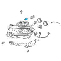 OEM Chevrolet Park Lamp Bulb Diagram - 13579188