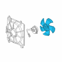 OEM 2020 Acura TLX Fan, Cooling Diagram - 19020-R40-A01