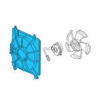 OEM Acura Shroud Diagram - 19015-5A2-A02