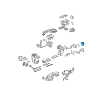 OEM Cadillac DTS Actuator Diagram - 25770689