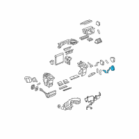 OEM 2011 Cadillac DTS Actuator Diagram - 25770693