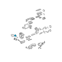 OEM Cadillac DTS Actuator Diagram - 25770691