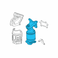 OEM 2010 Honda CR-V Converter, Primary Diagram - 18190-REZ-A00