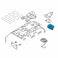 OEM 2014 Kia Sedona Control Assembly-Rear Heat Diagram - 973404D030TW
