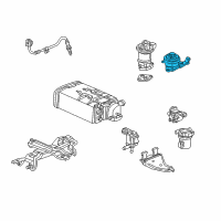 OEM Honda Accord Valve Comp, Air As Diagram - 36281-P8A-A02