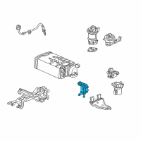 OEM 1998 Honda Accord Idle Control Valve Diagram - 36160P8CA02