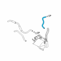 OEM 2011 Toyota Highlander Outlet Hose Diagram - 32942-48070