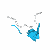 OEM 2010 Lexus RX350 Cooler Assy, Oil W/Hose Diagram - 32920-0E021