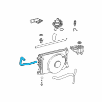 OEM 2009 Ford Mustang Lower Hose Diagram - 5R3Z-8286-AA