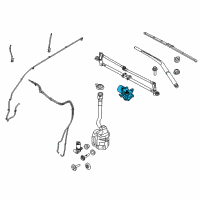 OEM Ford Front Motor Diagram - BB5Z-17508-A