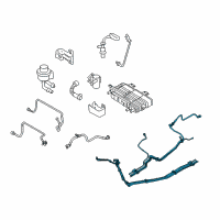 OEM 2010 Lincoln MKZ Tube Assembly Diagram - AE5Z-9J279-E