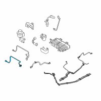 OEM 2009 Lincoln MKZ Connector Tube Diagram - 9E5Z-9D661-B