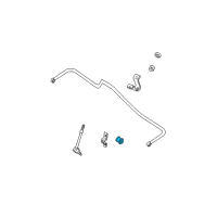 OEM 1999 Nissan Pathfinder Bush-Rear Stabilizer Diagram - 56243-0E015