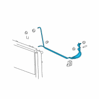 OEM Saturn Aura Cooler Line Diagram - 15212982