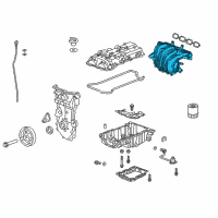 OEM 2015 Chevrolet Impala Intake Manifold Diagram - 12639885