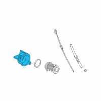 OEM Acura TL Cover, Element Diagram - 25471-RJB-000