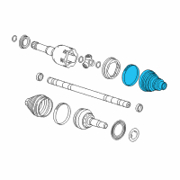 OEM 2019 Chevrolet Volt Outer Boot Diagram - 84117588