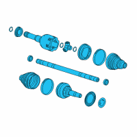 OEM 2016 Chevrolet Volt Axle Assembly Diagram - 84235808