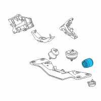 OEM 1995 BMW 318is Vibration Absorber Diagram - 33-31-6-770-851