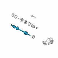 OEM Toyota Supra Outer Joint Assembly Diagram - 42370-29108