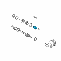 OEM Lexus SC400 Boot Kit, RR Drive S Diagram - 04429-40022