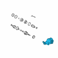 OEM 1994 Lexus SC400 Carrier Assembly, Differential Diagram - 41110-24164