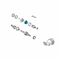 OEM 1999 Lexus GS400 Cover, Rear Axle Inboard Joint Diagram - 43446-24020