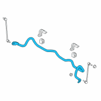 OEM 2019 Lincoln Continental Stabilizer Bar Diagram - G3GZ-5482-C