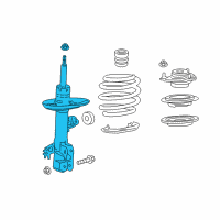 OEM Toyota Camry Strut Diagram - 48510-8Z322