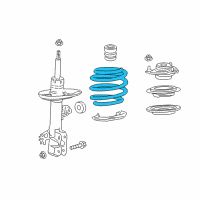 OEM 2018 Toyota Camry Coil Spring Diagram - 48131-06G60