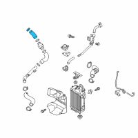 OEM 2014 Kia Forte5 Pipe-I/COOLER Inlet Diagram - 282512B700