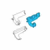 OEM 2010 Dodge Challenger Exhaust Manifold Diagram - 4792778AA