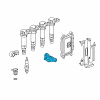 OEM Chevrolet Spark EV Crankshaft Sensor Diagram - 25199130