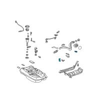 OEM 1999 Lexus ES300 Clamp, BREATHER Tube Diagram - 77229-06020