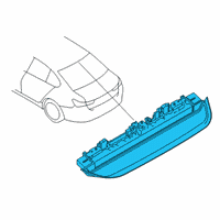 OEM 2019 BMW 330i xDrive THIRD STOPLAMP Diagram - 63-25-7-420-460