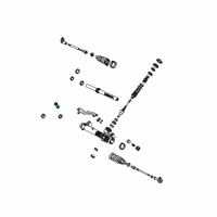 OEM 2000 Ford Focus Gear Assembly Insulator Diagram - YS4Z-3C716-BA