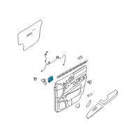 OEM 2011 Kia Sedona Switch Assembly-Memory Power Diagram - 889904D102