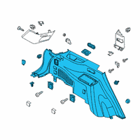 OEM 2020 Lincoln Aviator TRIM ASY - QUARTER Diagram - LC5Z-7831013-AL