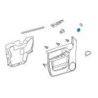 OEM Pontiac Mirror Switch Diagram - 25895627