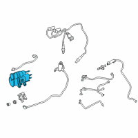 OEM BMW 330e Activated Charcoal Filter Diagram - 16-14-7-387-633