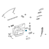 OEM 2012 Lexus LS460 Switch, Height Adjustable Anchor Diagram - 84926-50080